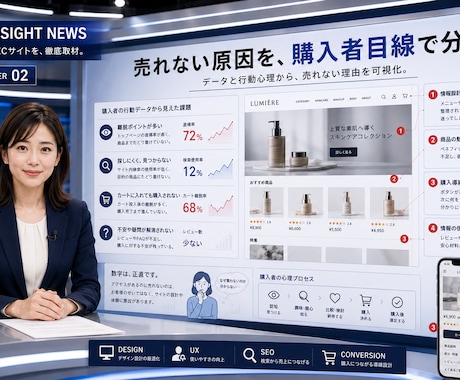 ECサイト制作・ネットショップを構築します デザイン・SEO・購入導線まで設計するECサイト イメージ2