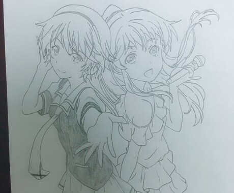 漫画やアニメに特化した模写を提供します できる限りご希望通りに仕上げます！ イメージ2