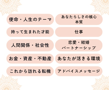 あなたの使命・才能・人生の流れを読み解きます 本来の自分に還り、自分自身を深く知りたい方へ イメージ2