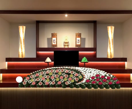 葬儀社様、店舗の花装飾イメージデザインします 生花祭壇のプロだからできるデザイン企画 イメージ1