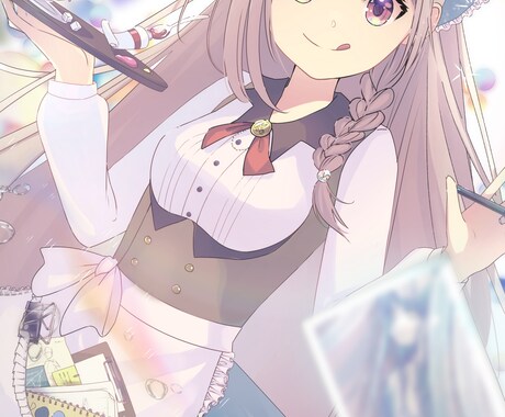 貴方のオリジナルキャラクターをデザイン致します 【実績用低価格】設定資料からTRPG用などなんでも承ります！ イメージ1