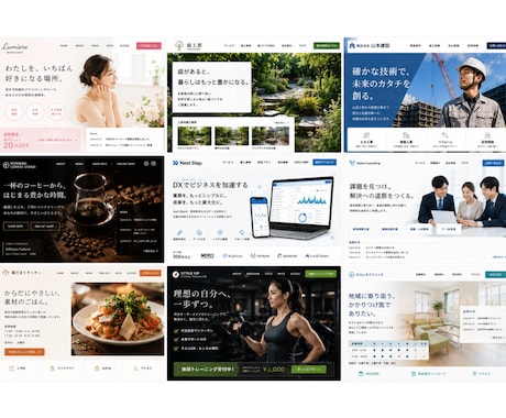 理想のホームページをオリジナルデザインで制作します 【小規模事業者向け】初めてでも安心！公開まで丁寧にサポート イメージ2