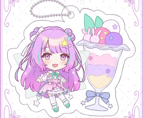 量産(カスタム)イラスト制作します 既存絵を元にあなたのお姿のイラストを制作いたします！ イメージ1