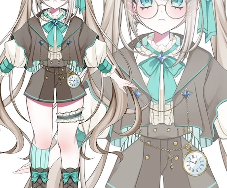 立ち絵キャラクターデザインします 立ち絵、キャラクターデザイン制作します イメージ1