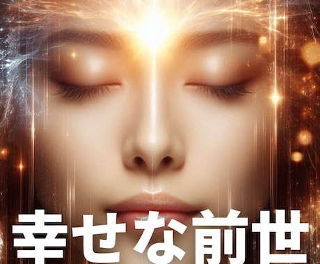あなたの魂が幸せに輝いていた前世を１つ霊視します 前世のお姿をAI画像で再現してお送りします。 イメージ1