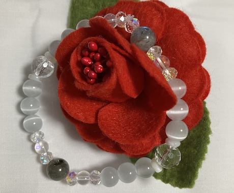 お好みの天然石でブレスレット製作します 〜気分やテーマに合わせて、あなたのための1点を〜 イメージ2