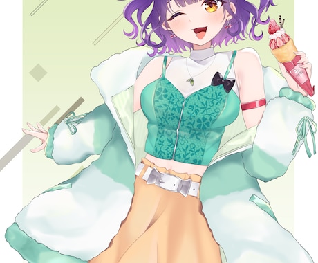 ご希望のイラスト制作いたします ミニキャラ、一枚絵など様々な用途に！ イメージ1