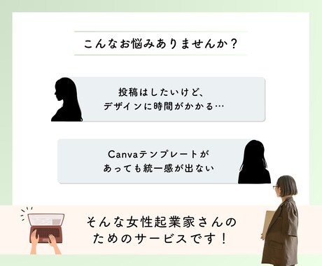 インスタ投稿作成代行｜Canva編集します テンプレを活かし世界観を整える投稿制作(３投稿） イメージ2