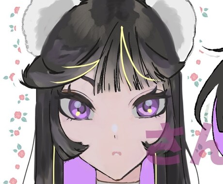 SNS用のイラスト作成致します 映える色使い、キャラクター案を作成します。 イメージ2