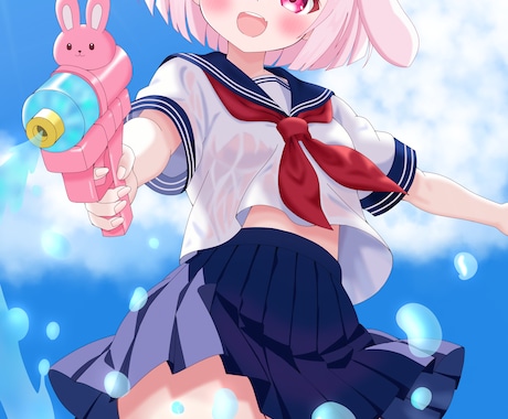 高品質！目を引くかわいいイラストを作成します 表情豊かで映えるイラストを制作します イメージ2