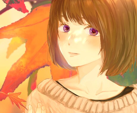 透明感ある魅力的なキャラクターお描きします SNSイラスト、アイコンなどイラストが必要なあなたへ！ イメージ2