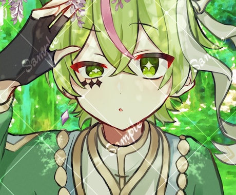 可愛らしいイラストお描きします バストアップや夢絵、立ち絵などを手頃な値段で制作いたします。 イメージ1