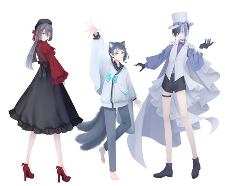 TRPG等に使える立ち絵イラストを制作します あなたのハートにクリティカル！ イメージ2