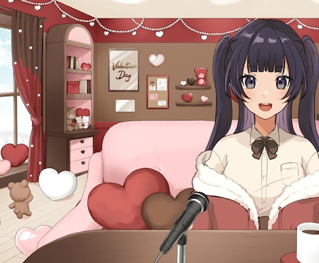 Vtuberさんのお部屋作ります あなただけのオリジナルのお部屋が欲しい方向け イメージ1