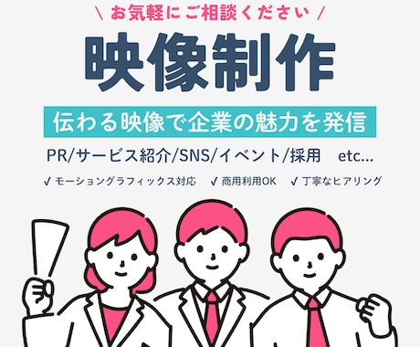 企業向けPR動画を制作します イメージ1