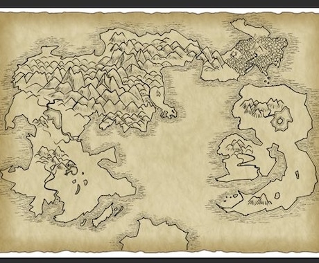 ファンタジーな街、世界地図を描きます ファンタジー風の地図をご依頼主様の意向に沿ってお作り致します イメージ1