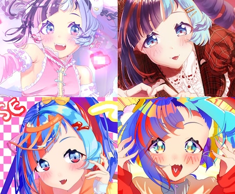 SNSで目を引くアイコン等描きます イメージ1