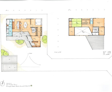 一級建築士が住宅の間取りを手描きでご提案致します 一級建築士とつくる快適な間取りのご提案です イメージ2