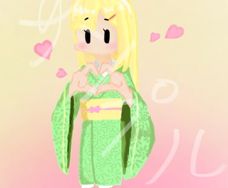 量産型イラスト3つ描きます 顔、髪型、服装、ポーズ自由❗️量産型をお好みに変えます❗️ イメージ1