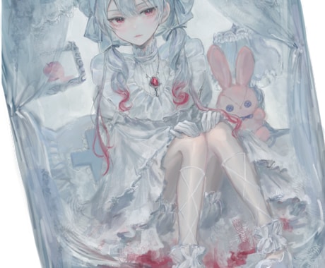 儚く美麗なイラストを描きます 惹き込まれるサムネイル・歌ってみた動画を作りたい人へ イメージ2