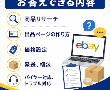 eBayの疑問に1ヶ月実演動画でお答えします 文字で伝わりにくいことは、画面を見せながらお答えします イメージ2