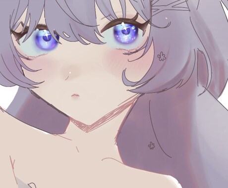 SNS等のアイコン用イラスト作成します アイコン用にお顔アップのイラストを描きます！ イメージ2