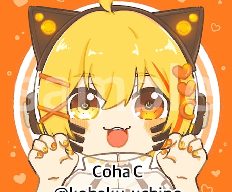 可愛いSNSのアイコン作ります 可愛いデフォルメイラスト描くのが得意です! イメージ1