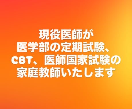 医師がCBT、医師国家試験の対策を行います CBT.国試を経験した医師が効率よく学べるようサポート イメージ1