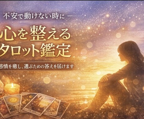 主に復縁 片思い 不倫 恋愛相手の気持ちを占います 不安で動けない時、心を整え答えを見つけるタロット イメージ1