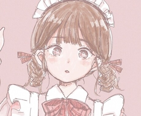 かわいい女の子を描きます メイドさんを描くのが得意です！ イメージ2