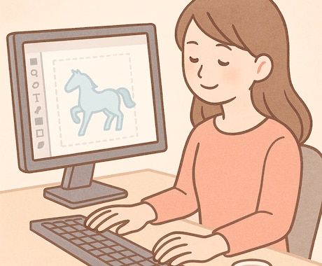 Illustratorデータに変換します オリジナルのイラストなどをベクター化します。 イメージ1