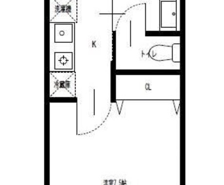 お部屋の家具、家電のレイアウト提案します 賃貸のお部屋内のレイアウトを検討中の方 イメージ1