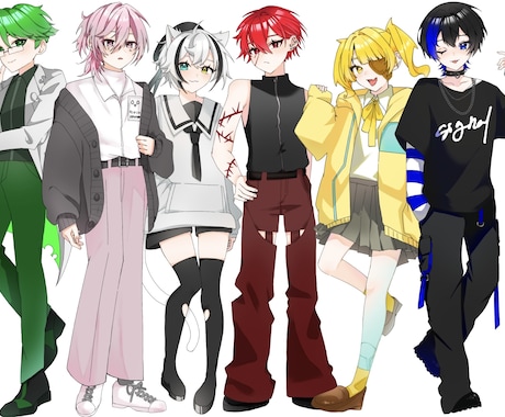 立ち絵のイラストを描きます TRPGや活動者向けのイラストを受け付けてます！ イメージ1