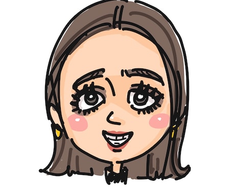 シンプルでカワイイ！インパクトある似顔絵描きます snsアイコン・ビジネス名刺等に！似顔絵で貴方をアピール イメージ2