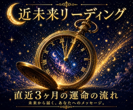 直近3ヶ月の運命の流れを徹底リーディングします 近未来から届く、あなたへのメッセージ。 イメージ1