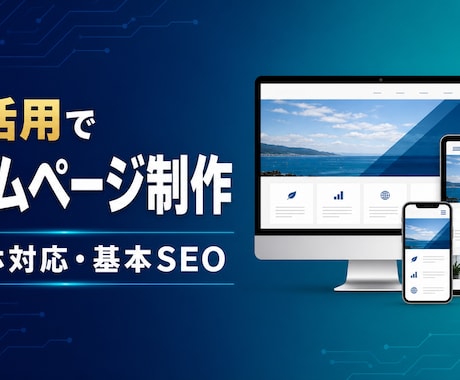 AI活用で小規模ホームページを制作します 原稿整理からスマホ対応まで丁寧に制作します イメージ1
