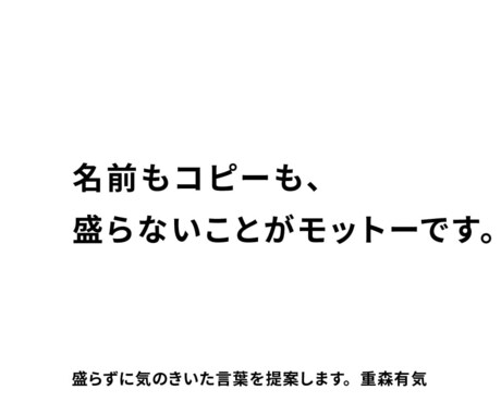 コピー／ネーミング 10,000円から書きます 商品やサービス、会社や個人など、幅広くコピーを書きます！ イメージ2
