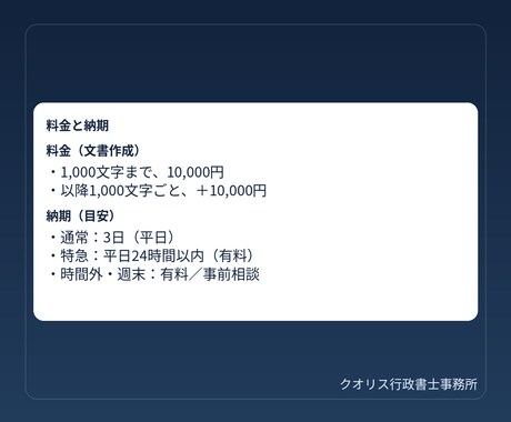 行政書士が内容証明文書を作成します e内容証明対応。行政書士が責任をもって作成 イメージ2