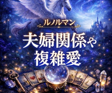 ルノルマンカード　お試し鑑定で夫婦関係を視ます お試し鑑定でまず３項目を鑑定します。 イメージ1
