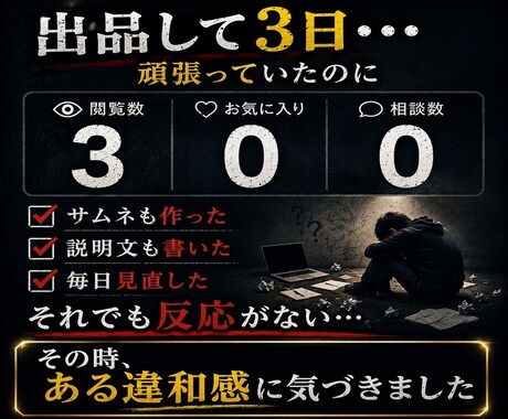 ココナラ出品画像・サムネを見直し改善点を提案します ココナラ・サムネ・画像・LP改善で反応改善！ イメージ2