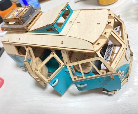 木製立体パズルの組み立てを代行いたします 「作りたいけど時間がない方」「途中で諦めてしまった方」へ。 イメージ2