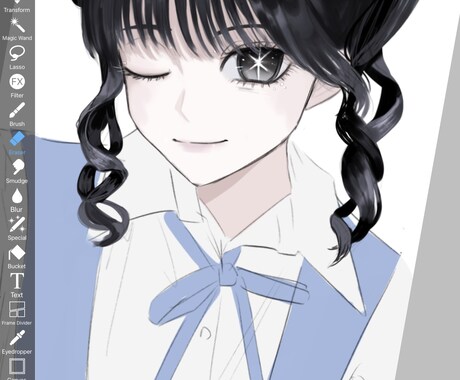イラスト描きます 彩度低めでアンニュイなイラストをお届けします イメージ2