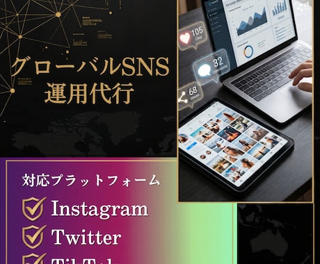 世界基準のネイティブ英語SNSを本格運用します 英語の壁を越え、グローバル展開を成功に導くSNSマーケ。 イメージ1