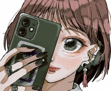 SNSに使えるアイコン承ります オリジナルキャラから似顔絵まで！ イメージ1