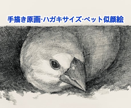 ペットの似顔絵を手描き原画で制作します イメージ1