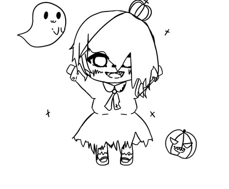 ミニキャラのイラストかきます かわいいのどうですか？お気に入りになりたいな。 イメージ1