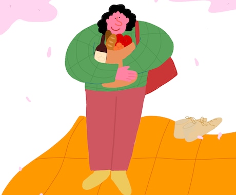 商用可◎シンプルかつ目を惹くイラスト描きます 雑誌やWEBの挿し絵お手伝いします！ イメージ2