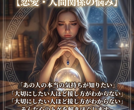 本確占い 恋愛・相手の気持ち・仕事を深層鑑定します タロット×西洋占星術×数秘×神話を用いた鑑定 イメージ2