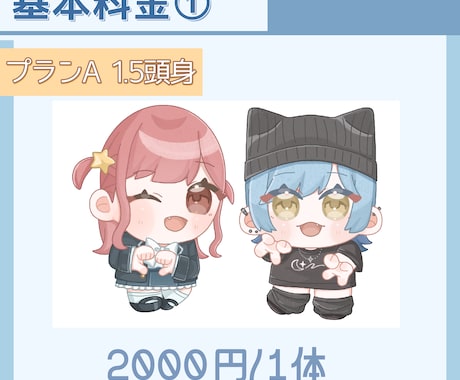 ゆるくてかわいいミニキャライラストを制作します 使いやすくてかわいいあなただけのミニキャラを！ イメージ2