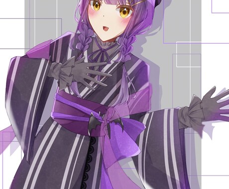 1枚絵を描きます SNSアイコンなどにおすすめ！かわいいイラストを描きます イメージ2
